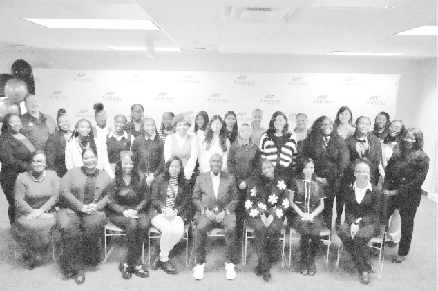 Photo courtesy Andrews Federal Credit Union Andrews Federal Credit Union recently hosted a group of career-driven young women for the Invest in Girls Industry/Role Model Exchange program.
