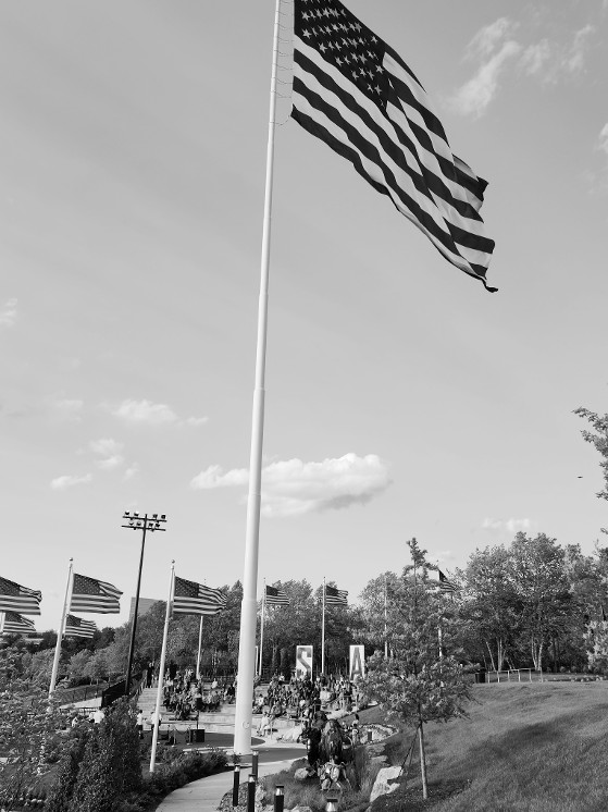 Photo courtesy National Harbor Spirit Park at National Harbor is a modern tribute to the soul and spirit of the American flag. The park is open daily from sunrise until 10 p.m. The flag shown above is one of the largest on the east coast.
