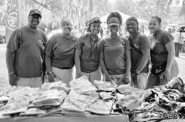 Photo courtesy Andrews Federal Credit Union. Andrews Federal provided 800 school uniform packages at the event.